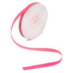 Лента атласная 1-сторонняя 6.0 мм / 22.86±1 метров, 013 яр.розовый, неон, Globus