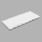 Кружево шитьё х/б 90 мм / 3.4 метра, цвет неотбеленный