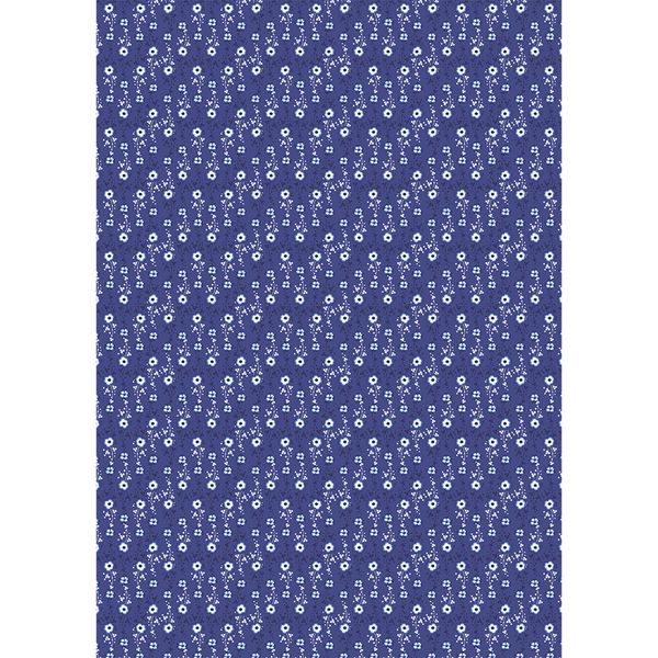 Ткань для пэчворка Peppy Лазурное чудо, отрез 50х55 см, 110 г/м², ЛЧ-15 синий, Peppy