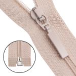 Молния спираль (витая) Arta Т5 (5 мм) 1 зам., разъем., 40 см, цв. 572 св.бежевый, уп.5 шт