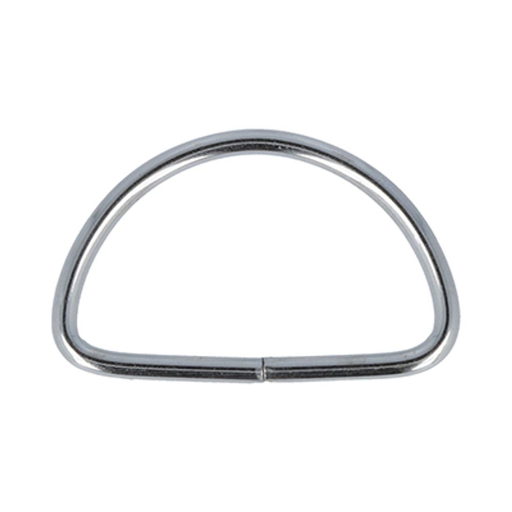 Полукольцо разъемное металл 25.0 мм (in), 100±5 шт, никель, Gamma