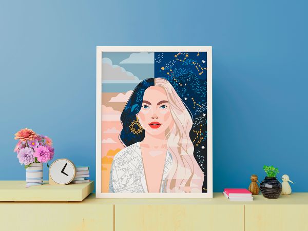 Картина по номерам Фрея PKZ/PMZ-073, Гармония сфер, (на картоне) 40х30 см