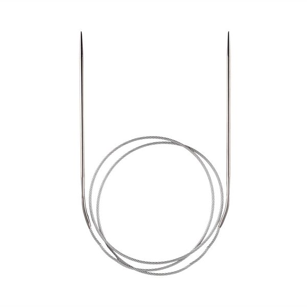 Спицы круговые металл ⌀2,5 мм, 100 см, с металлической леской, Gamma MKN