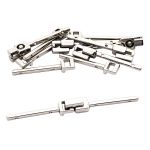 Пряжка-застежка металл (Nickel Серебро (никель)), МВ_2236, 6 шт