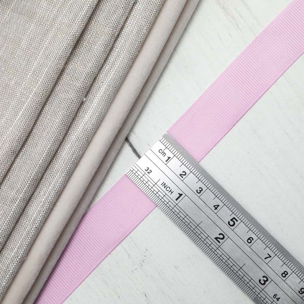 Лента репсовая (в рубчик) 20.0 мм, 145 сиреневый, уп.18,28 м