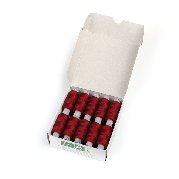 Нитки армированные ПНК им.Кирова 45ЛЛ, бытовые, 200 м / 20 кат., 1416 бордовый