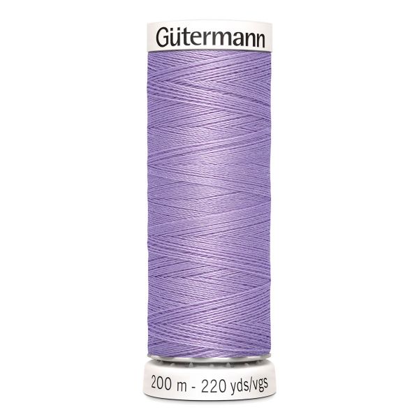 Нитки универсальные Gutermann Sew-all, 200м, 158 св.сиреневый, 5 катушек