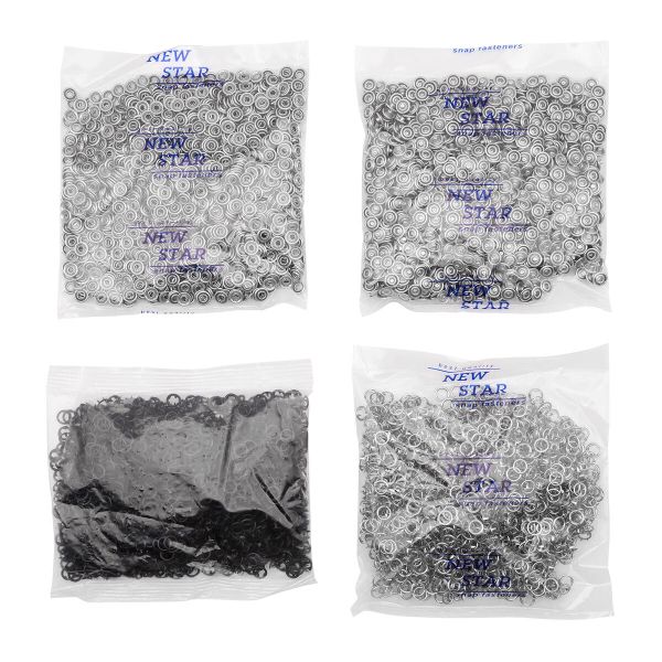 Кнопка рубашечная (джерси) открытая ⌀9.5 мм, ≈1440 шт, МЕТАЛЛ, эмаль, 322 черный матовый, NEW STAR