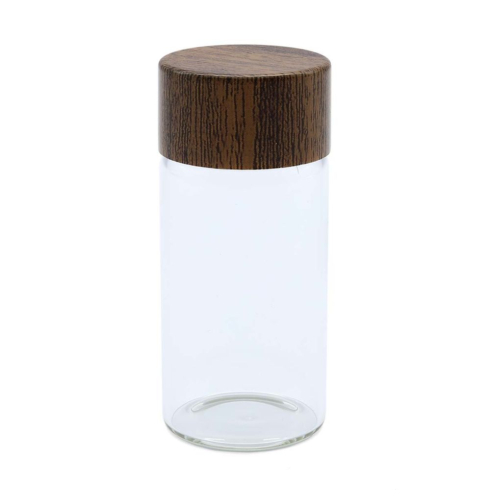 Бутылочка стеклянная с деревянной крышечкой 2,8х3см, 2 шт