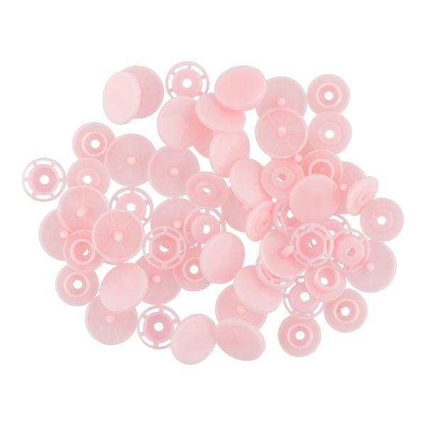 Кнопка рубашечная установочная пластик ⌀15 мм, 15 шт, 004 розовый, Micron POM-15