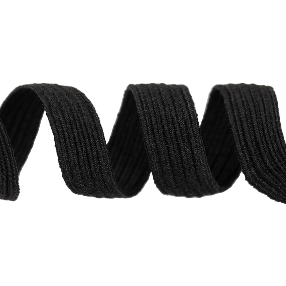 Резинка бельевая (стандартная) 8.0 мм / 100 метров, черный, Gamma НП (ч)