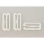 Крючки для бюстгальтера металл 20.0 мм, 004 приглушенный белый, Arta, 50 шт