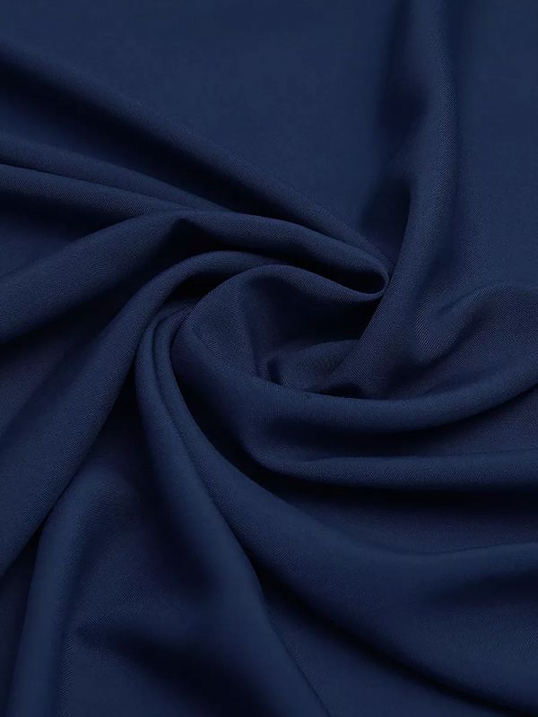 Штапель 110 г/м², 145 см / 2 метра, TBY-Vi-30-11.2, цв.11 т.синий