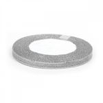 Лента металлизированная 6.0 мм / 22.85±1 метра, цв. серебро, Magic4Hobby, упак. 5 шт