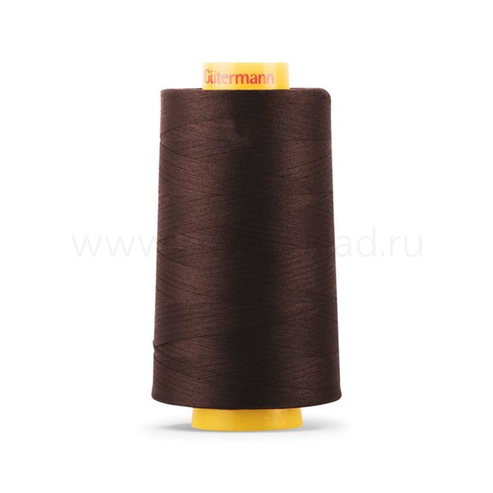 Нитка универсальная Gutermann Mara 120/2, 5000 м, 700185, 696 темный шоколад, 1 шт