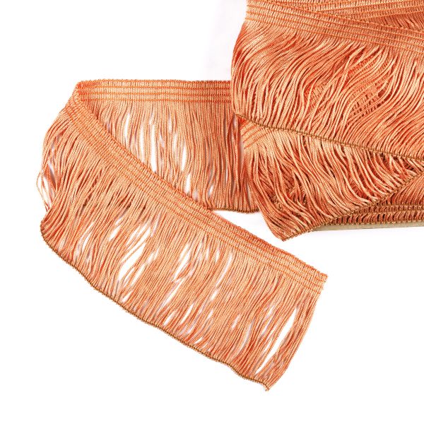 Бахрома отделочная 90.0 мм / 25 метров, 011 персиковый, Gamma 117