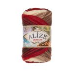 Пряжа Alize (Ализе) Burcum Batik / уп.5 мот. по 100 г, 210м, 4574 секционный A