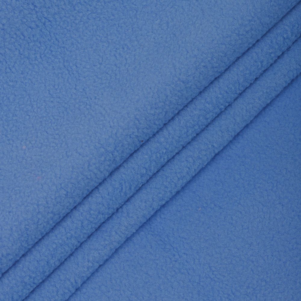 Флис 2-сторонний 190 г/м², 150 см / 2 метра, TBY-0059-331.2, цв.F331 тем.голубой