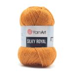Пряжа YarnArt (ЯрнАрт) Silky Royal / уп.5 мот. по 50 г, 140м, 445 горчичный