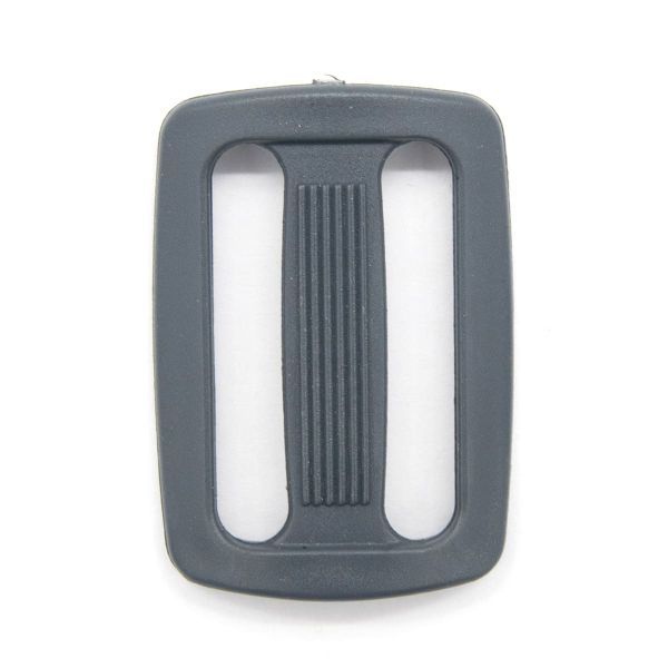 Пряжка, ПА, цветная, 30 мм (с156 т.серый), 50 шт