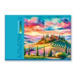 Альбом для рисования 100 г/м², A4 29.5х20.2 см, 40 л. на скобе 5 шт, 01713 МИКС Цветные фантазии, Светоч А258