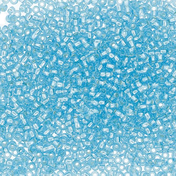 Бисер Toho 15/0 круглый (1.5 мм), 25 г (5х5 г), 0023 св.голубой