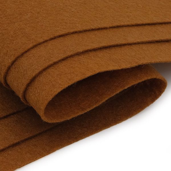 Фетр листовой мягкий 1.0 мм, 170гр, 20х30см, 10 шт/упак Astra&Craft (AF853/YF669 терракот/кофе с молоком)