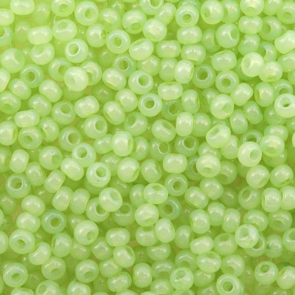 Бисер Preciosa алебастр окрашенный, круг.отв., 100 г (5х20 г), (02154)331-19001/10/0