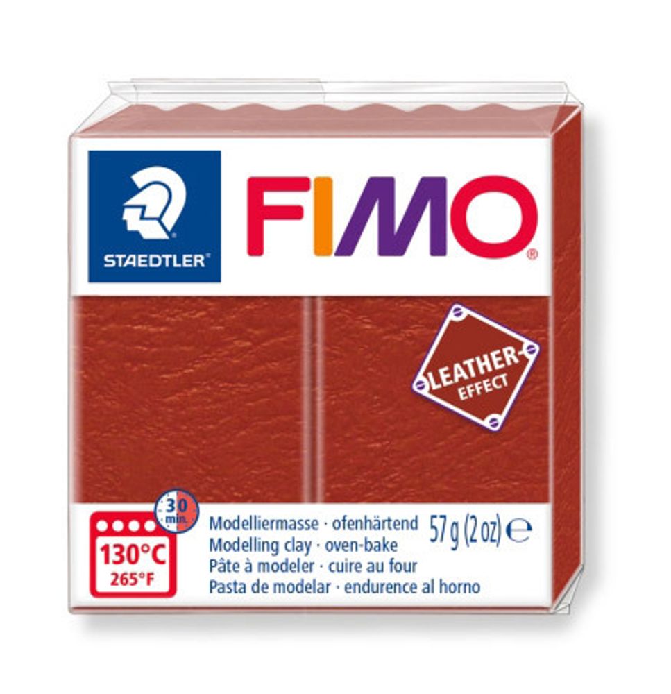 Полимерная глина Fimo Leather-Effect 57 г, 8010-749 ржавчина