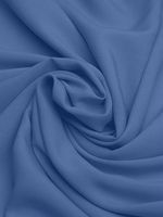 Штапель 110 г/м², 145 см / 2 метра, TBY-Vi-30-44.2, цв.44 голубой