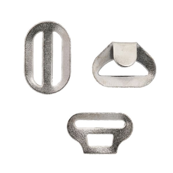 Крючки галстучные 11 мм, (3 части) ВОС, никель, 50 шт