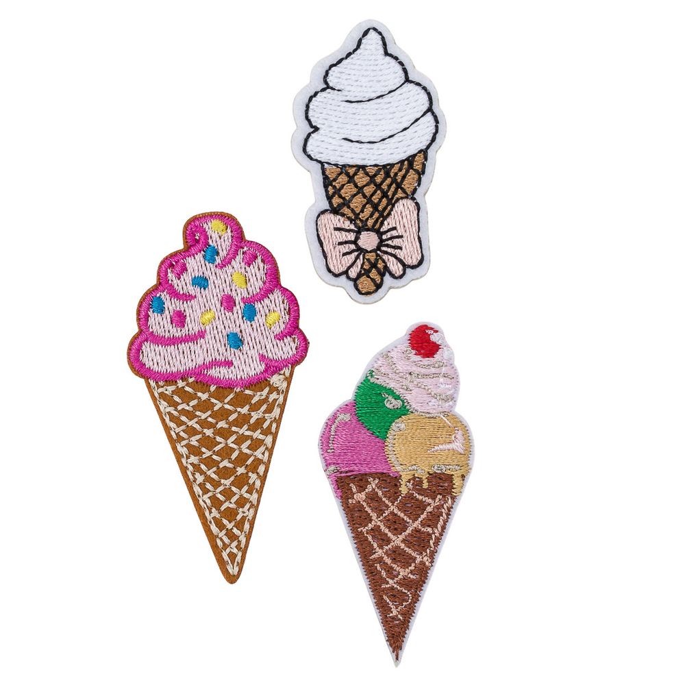 Термоаппликации Мороженое, 3 шт, Hobby&amp;Pro