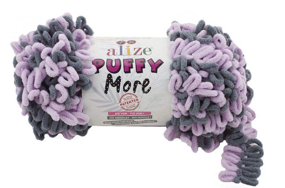 Пряжа Alize (Ализе) Puffy More / уп.2 мот. по 150 г, 11.5 м, 6285