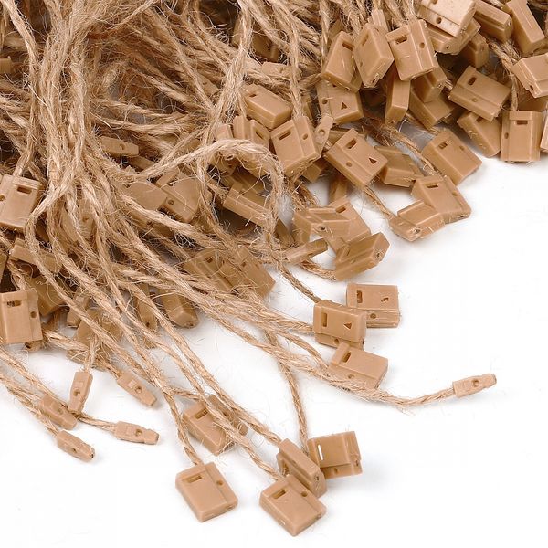 Биркодержатели пломба пластик 15см джут (уп. ≈1000 шт)