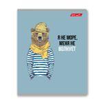 Тетрадь ученическая общая, A5+ 48 л. на скобе 65 г/м², белизна 100%, 10 шт, линия в термоусадочной пленке, 000764 Модный приговор, Светоч 48ТЕТл-001