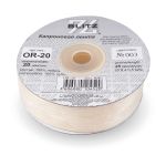 Лента капроновая (органза) 20.0 мм / 22.8±1 метра, 003 бл. кремовый, Blitz OR-20