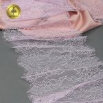 Кружево шантильи (реснички) 170 мм, A88 цв.F165 нежная сирень, 3 метра, Kruzhevo