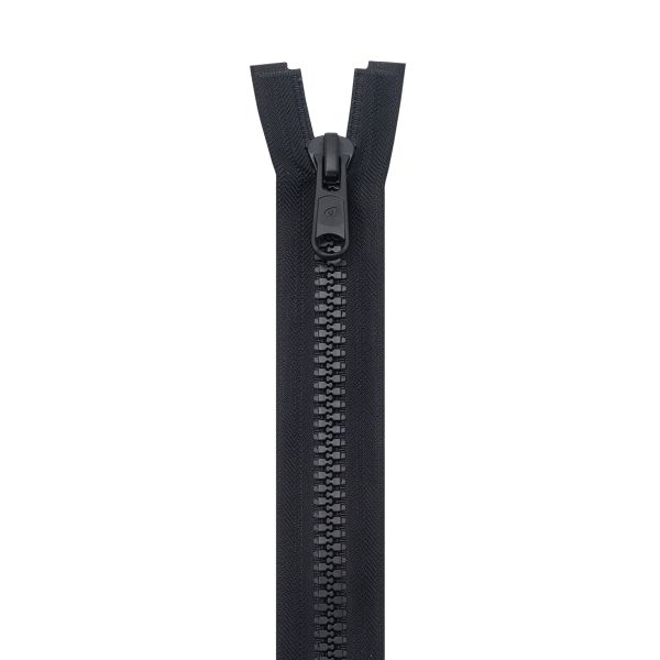 Молния трактор Arta Т8 (8 мм) 2 зам., разъем., 80 см, (2080), A580 черный, НОВЫЙ МАТОВЫЙ ЗАМОК, уп.5 штук