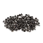 Хольнитены двухсторонние ⌀9 мм, h=9 мм, сталь, New Star №33.5, цв.чер.никель, ≈100 шт