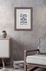 Набор для вышивания нитками Panna Живая картина JK-2221, Правила нашего дома, 29х22 см