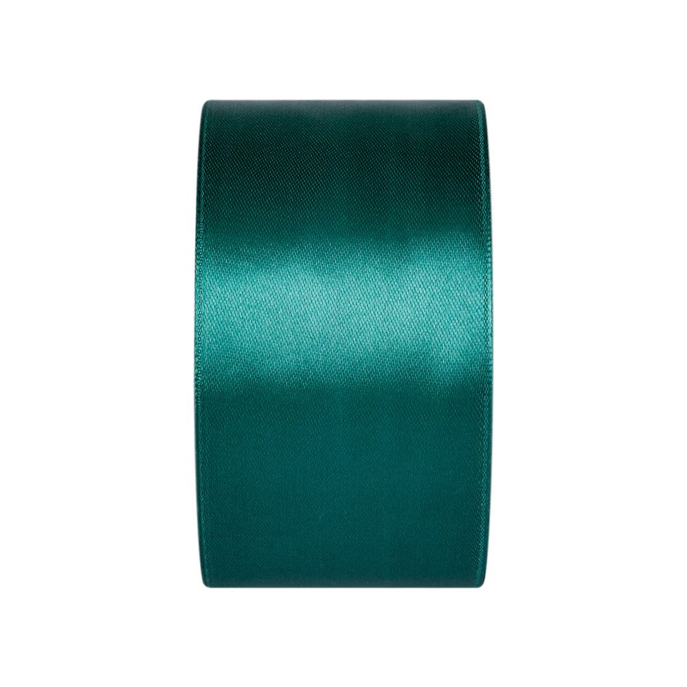 Лента атласная 1-сторонняя 50.0 мм / 33±2 метра, 106 т.зеленый, Gamma