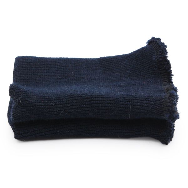 Манжеты трикотажные 7.0х9.0 см, 1 пара, тонкие 14кл. 1х1, 078 синий