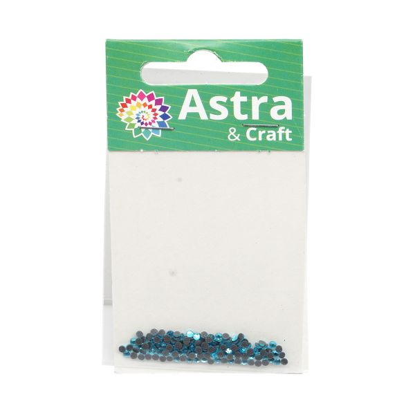 Стразы термоклеевые, 2 мм, ss6, 150 шт/упак (116 св.голубой)