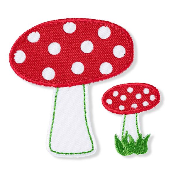 Термоаппликация Эксклюзивная Грибы 2 шт, Prym