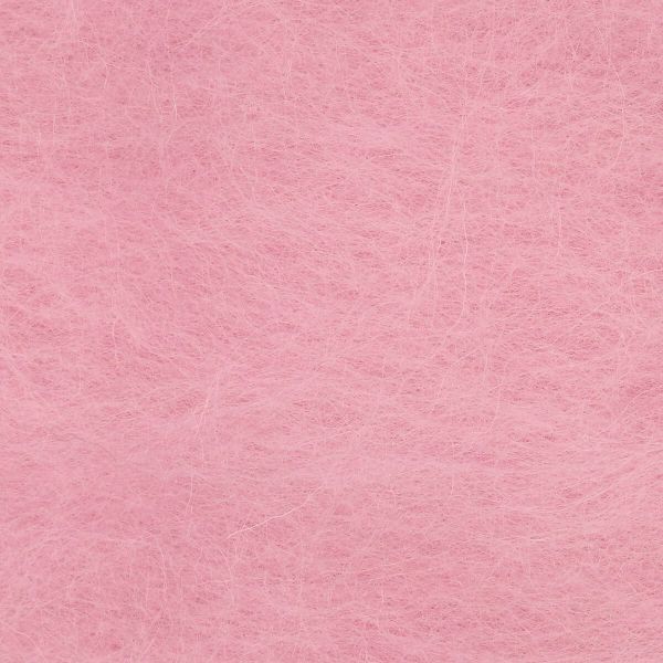 Шерсть для валяния Камтекс Кардочес п/тонкая 1х100 г (27-29 мкр), 055 св. розовый