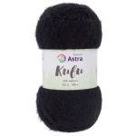 Пряжа Astra Premium (Астра Премиум) Киви (Kiwi) / уп.3 мот. по 100 г, 200 м, 15 черный