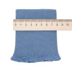 Манжеты трикотажные 8.0х9.5 см, 1 пара, средней плотности 14 кл, 1х1, 8189 джинс