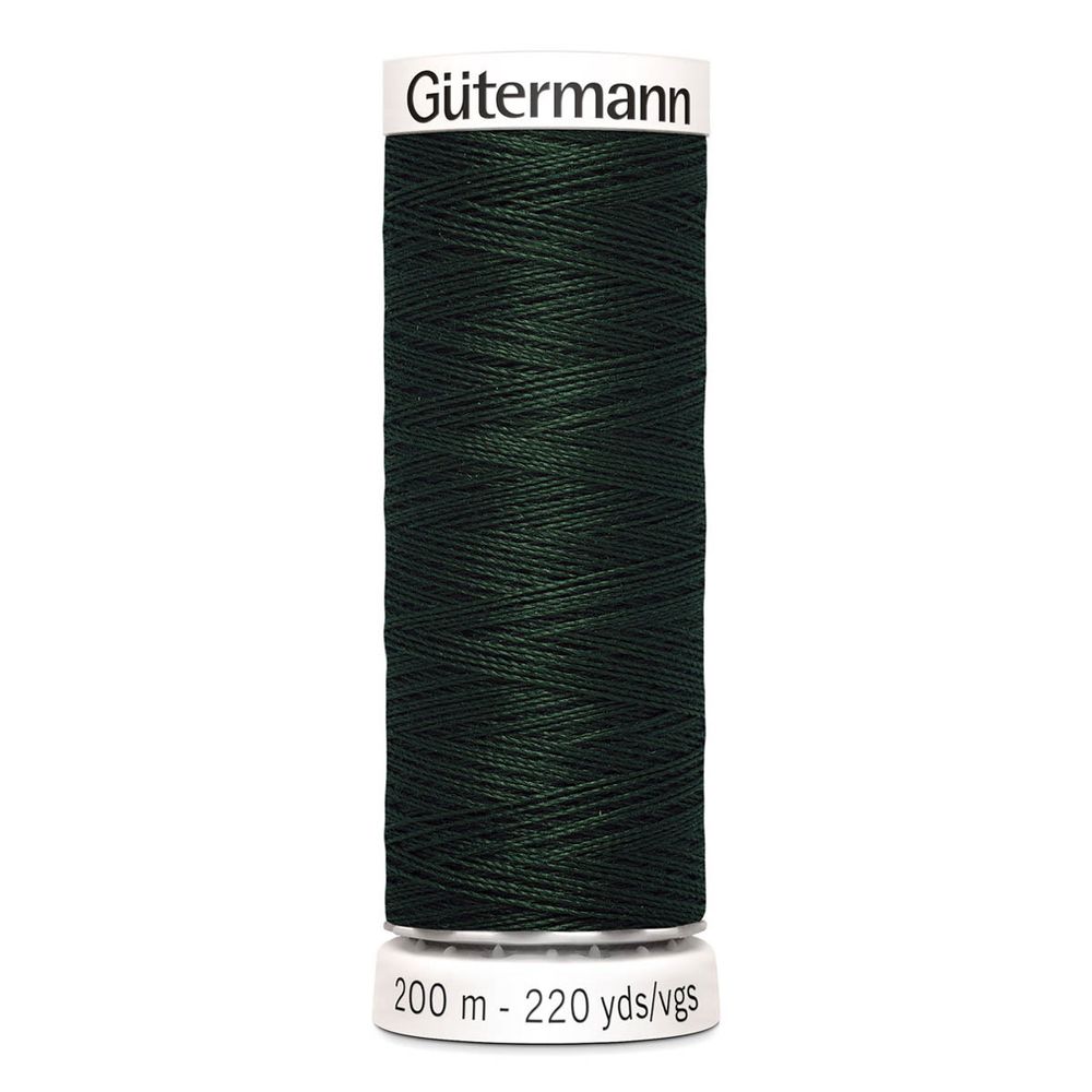 Нитки универсальные Gutermann Sew-all 100 (200 метров), 5 кат. | 707 т.зеленый