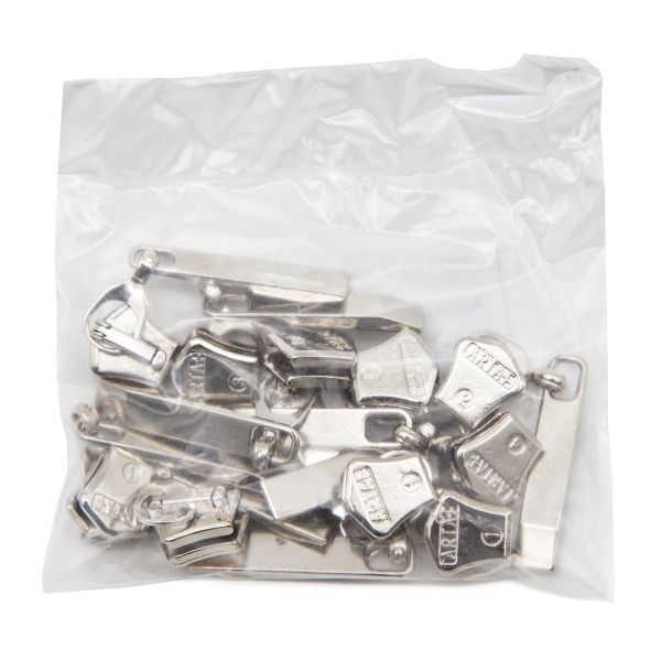 Слайдер (замок) для молнии трактор Arta Т6 (6 мм), никель -F, уп.10 шт, S090321