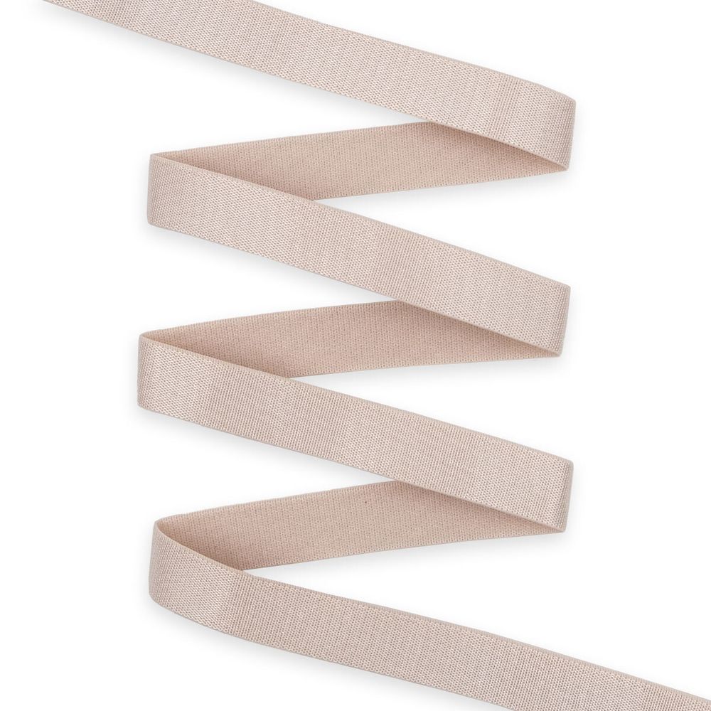 Резинка бельевая (бретелечная) 15.0 мм / 50 метров, пудровый, (ML200.015/1)